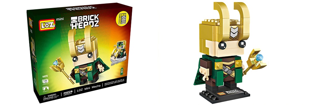 Конструктор LOZ BrickHeadz "Локи" 1425 Конструктор LOZ BrickHeadz "Локи" 1425
