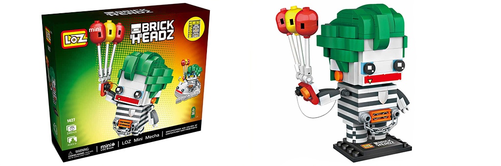 Конструктор LOZ BrickHeadz "Джокер" 1427 Конструктор LOZ BrickHeadz "Джокер" 1427