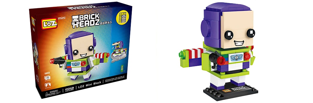 Конструктор LOZ BrickHeadz "Базз Лайтер" 1443 Конструктор LOZ BrickHeadz "Базз Лайтер" 1443