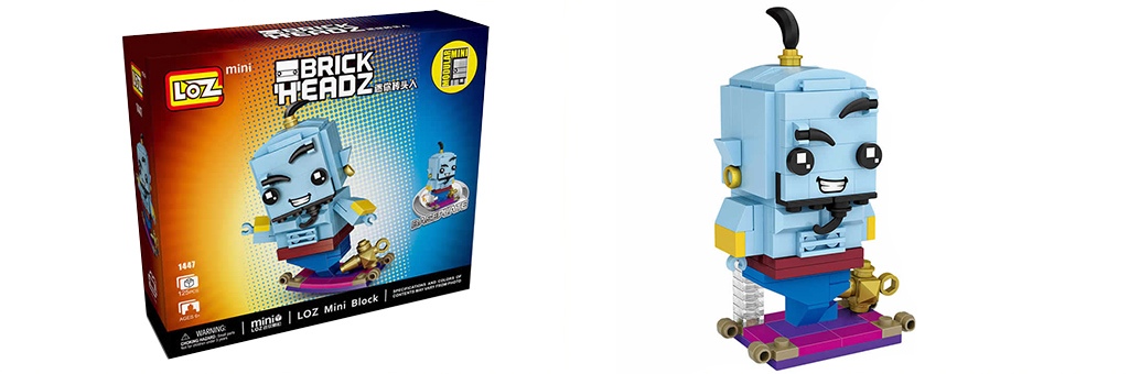 Конструктор LOZ BrickHeadz "Джинн" 1447 Конструктор LOZ BrickHeadz "Джинн" 1447