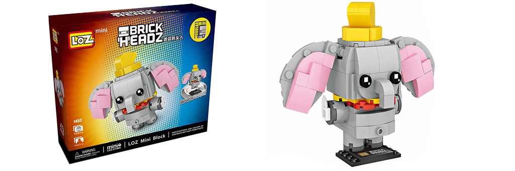 Конструктор LOZ BrickHeadz "Слоник Дамбо" 1452 Конструктор LOZ BrickHeadz "Слоник Дамбо" 1452