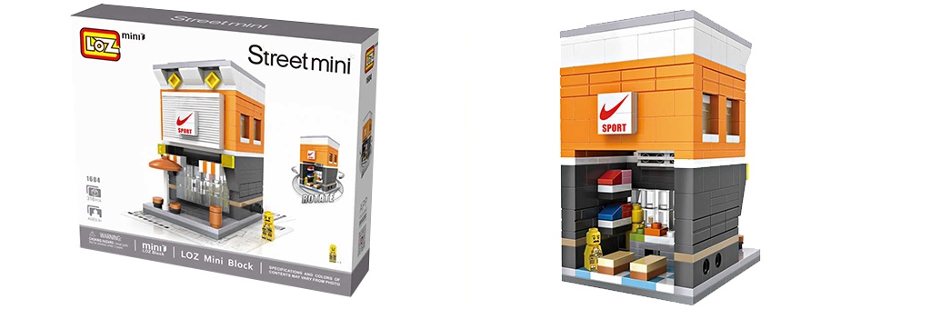 Конструктор LOZ Street Mini "Магазин Nike" 1604 Конструктор LOZ Street Mini "Магазин Nike" 1604