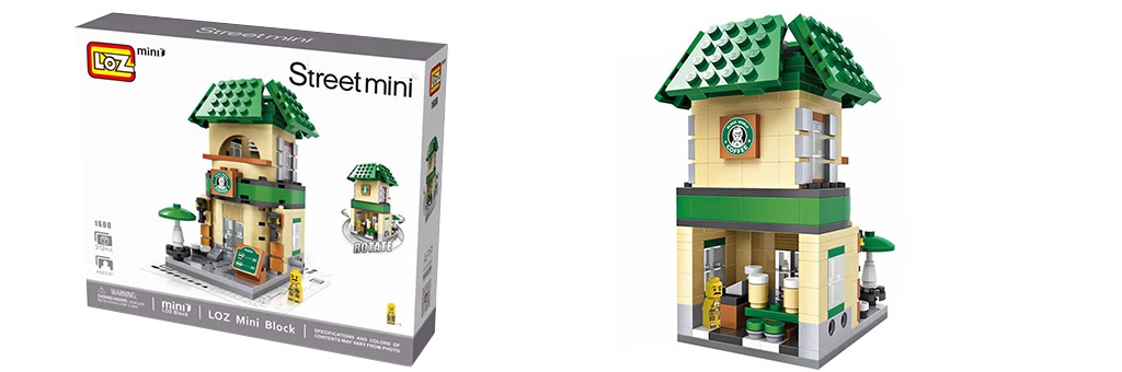 Конструктор LOZ Street Mini "Кофейня "Starbucks" 1608 Конструктор LOZ Street Mini "Кофейня "Starbucks" 1608