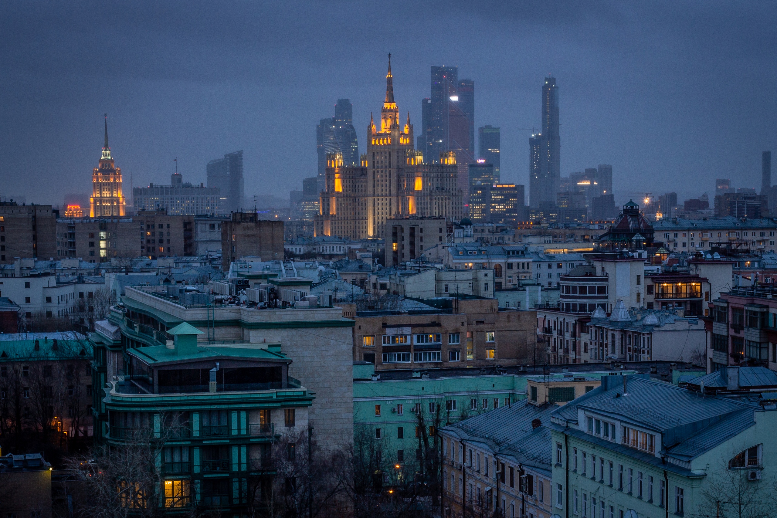 Москва с крыш домов