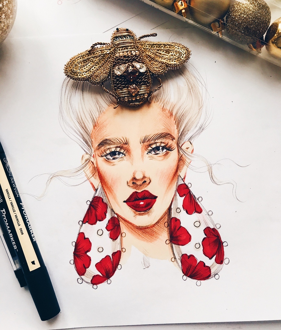 Fashion иллюстрация Fashion скетчинг, Fashion рисунок, Скетчинг маркерами, рисунок маркерами
