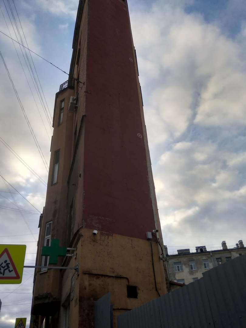 дом стена петербург боровая