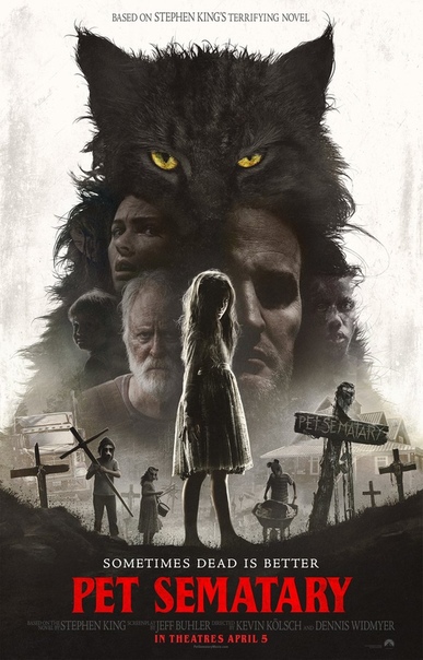 Компания Paramount Pictures поделилась новым трейлером фильма «Кладбище домашних животных». Главный герой книги и её киноадаптации доктор Луис Крид. Как это часто бывает у Кинга, действие
