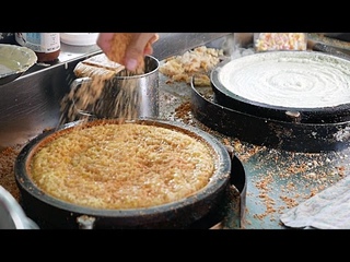 Malaysian Street Food - PANCAKE Cream Corn, Peanut Butter