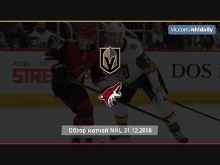 Обзор всех матчей NHL за 31.12.2018