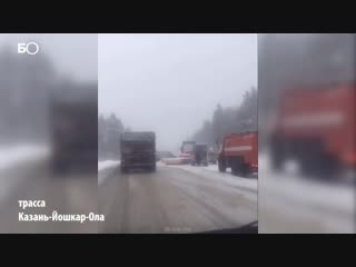 Метель в Татарстане вызвала рост количества ДТП
