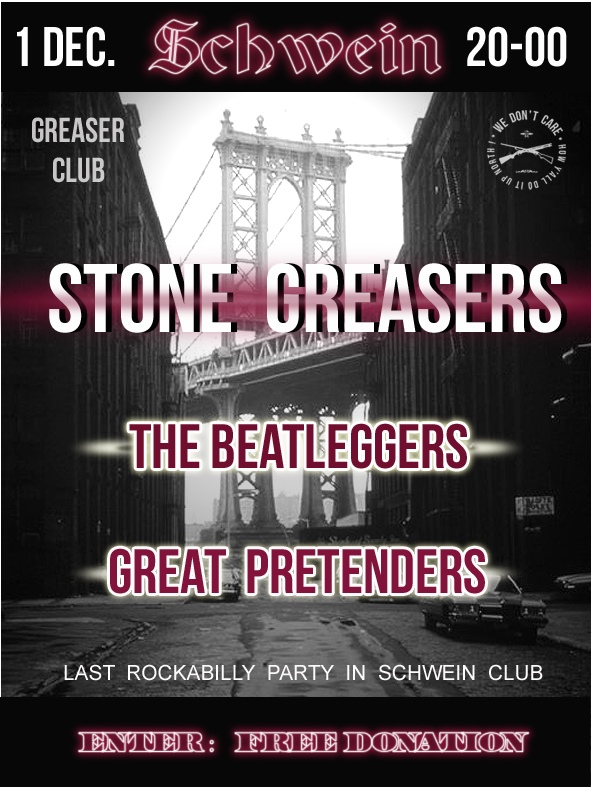 01.12 Stone Greasers в клубе Schwein! 01.12 Stone Greasers в клубе Schwein!