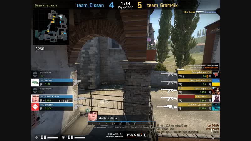 Klivic- ace and clutch 1v4
