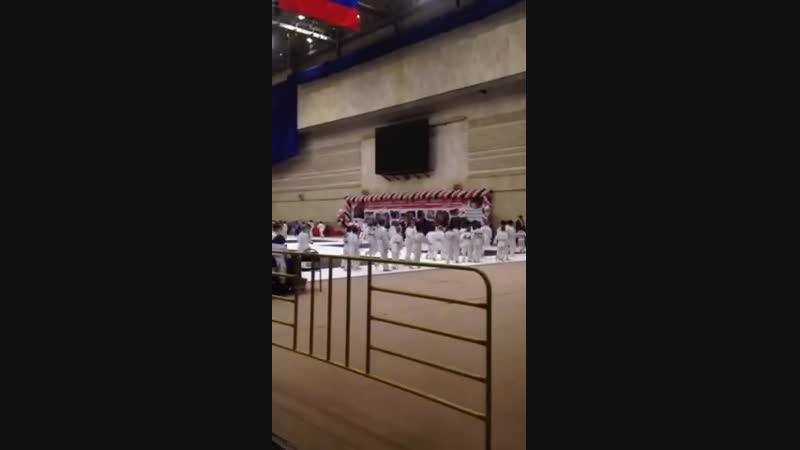 кубок Носова 7,разминка у малышей
