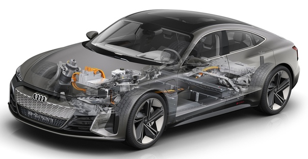 Седан Audi e-tron GT: будущий родственник Тайкана Фото: компания AudiПока это лишь концепт-кар, представленный на автосалоне в Лос-Анджелесе, но именно таким будет третий электромобиль марки