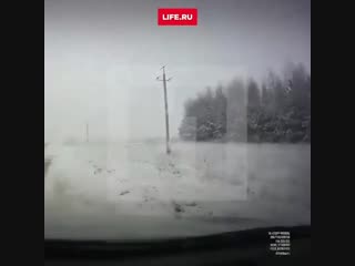 Момент смертельного ДТП