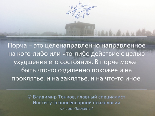 ЧТО ТАКОЕ ПОРЧА