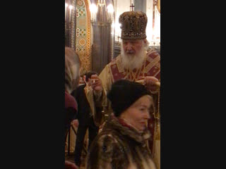 Помазание прихожан в канун дня памяти святителя Николая