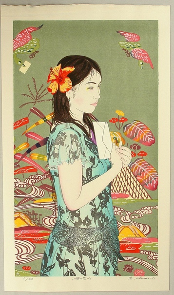 Окамото Рюсэй (Oamoto Ryusei,1949 - ) родился в местечке Муроран на острове Хоккайдо. Его настоящее имя Окамото Йошими (Oamoto Yoshimi). Он заинтересовался гравюрой еще учась в школе, но выбрал