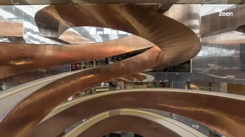 Helix staircase that Danish studio