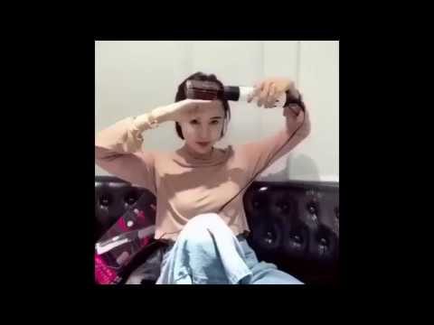 韩国负离子梳子式吹风机多功能吹梳一体美发造型电吹风通用电压 小 小