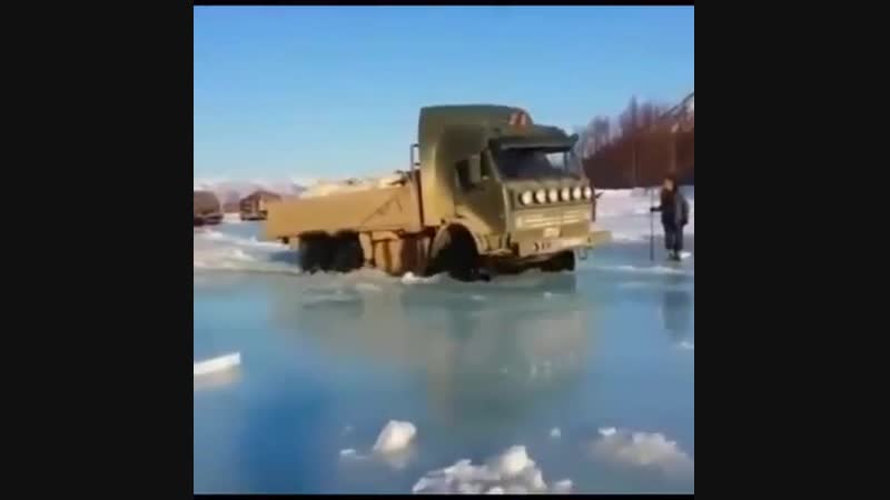 КамАЗ на Зимнике