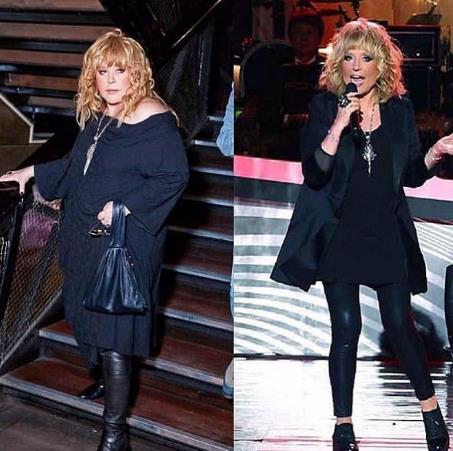 Алла Пугачева до и после похудения.