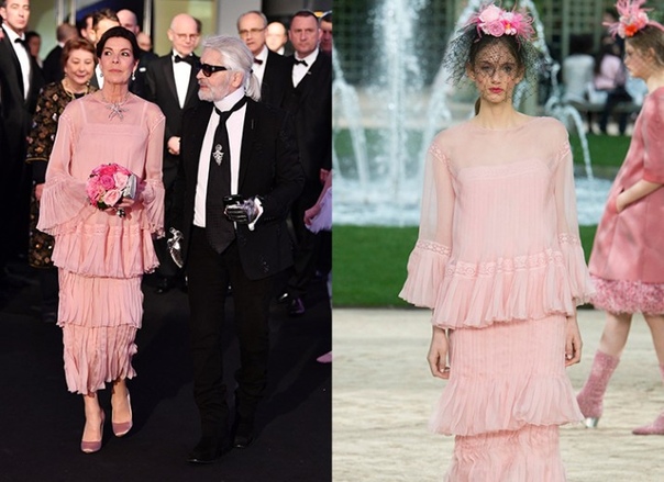 Преданная муза: 15 выходов в свет принцессы Монако Каролины в нарядах Chanel 23 января 62 года исполнилось дочери Грейс Келли и князя Монако Ренье - принцессе Каролине.Музами Chanel в свое время
