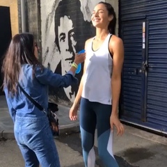 Sabrina Bedrani on Instagram: “Always a fun day with our Gal Booming for @reebok 😉 @gal_gadot and @sabrinabmakeup just missing @renatocampora @eliz...