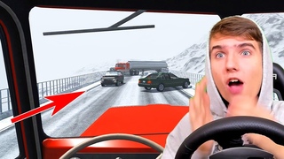 ПОЛОЖИЛ СТРЕЛКУ СПИДОМЕТРА ! ЗИМНИЙ МОСТ ! - BEAMNG DRIVE