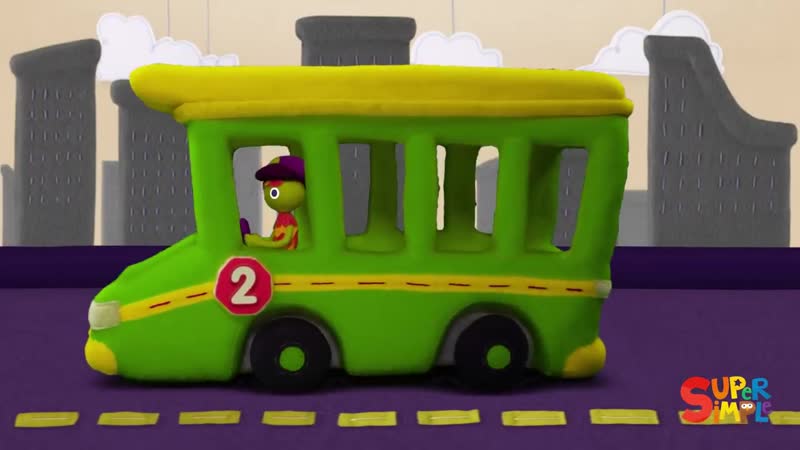 10 Little Buses ¦ Super Simple Songs