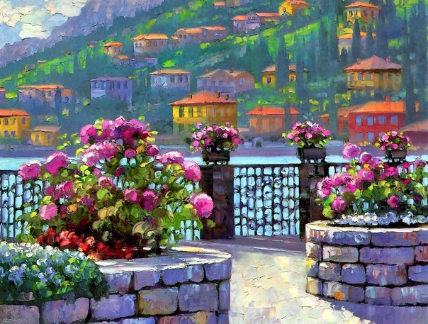 Говард Беренс (Howard Behrens) — американский художник-живописец, которого заслуженно именуют Моне XXI века. И он чуть ли не единственный в своем роде, кто создает шедевры с помощью техники