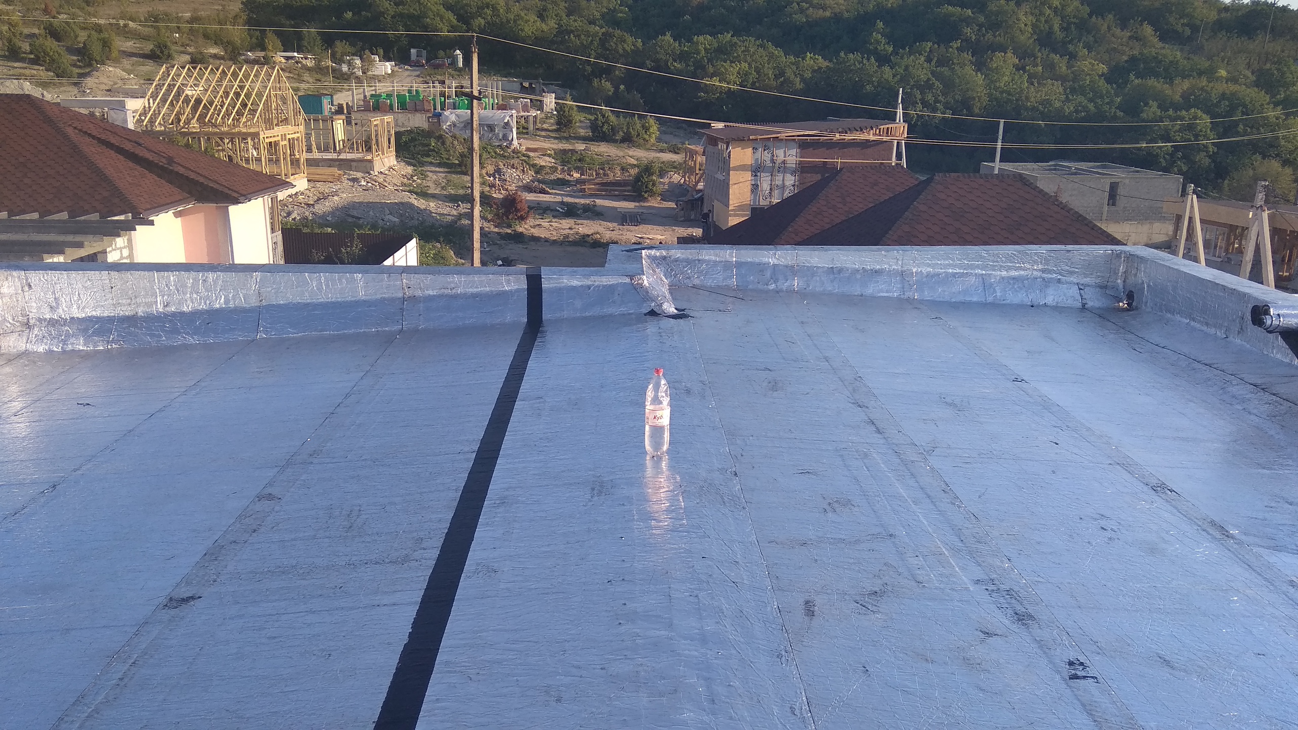 Гидроизоляция парапетов на кровле