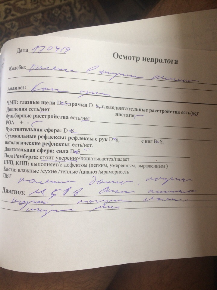 Шаблон невролога. Осмотр невролога. Осмотр невролога бланк образец. Бланки осмотра невролога. Осмотр невропатолога бланк