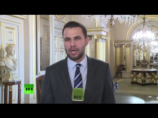 Мария Захарова даёт интервью телеканалу RT