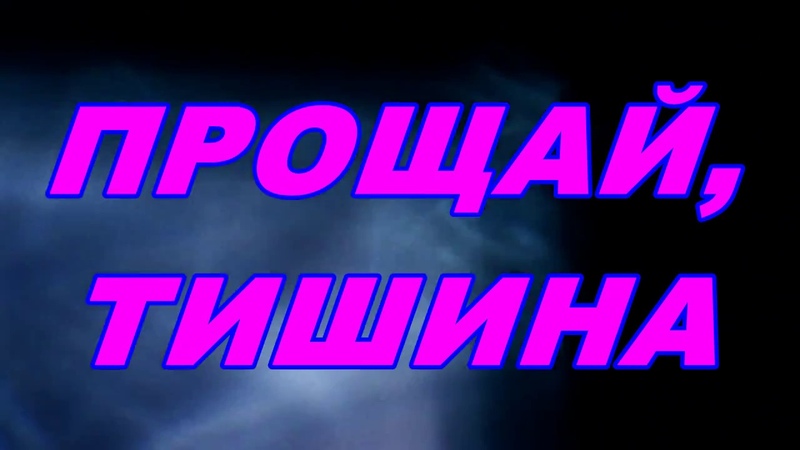Прощай, тишина. Автор Диля Белькина