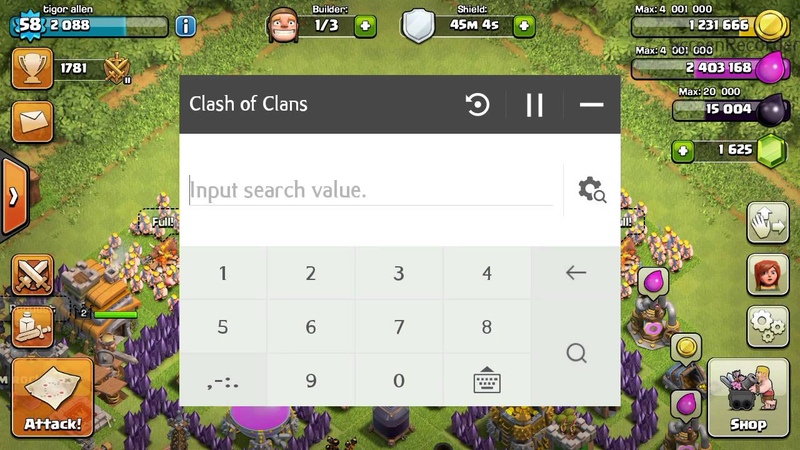 Coc gem ,elixir gold hack unlimited