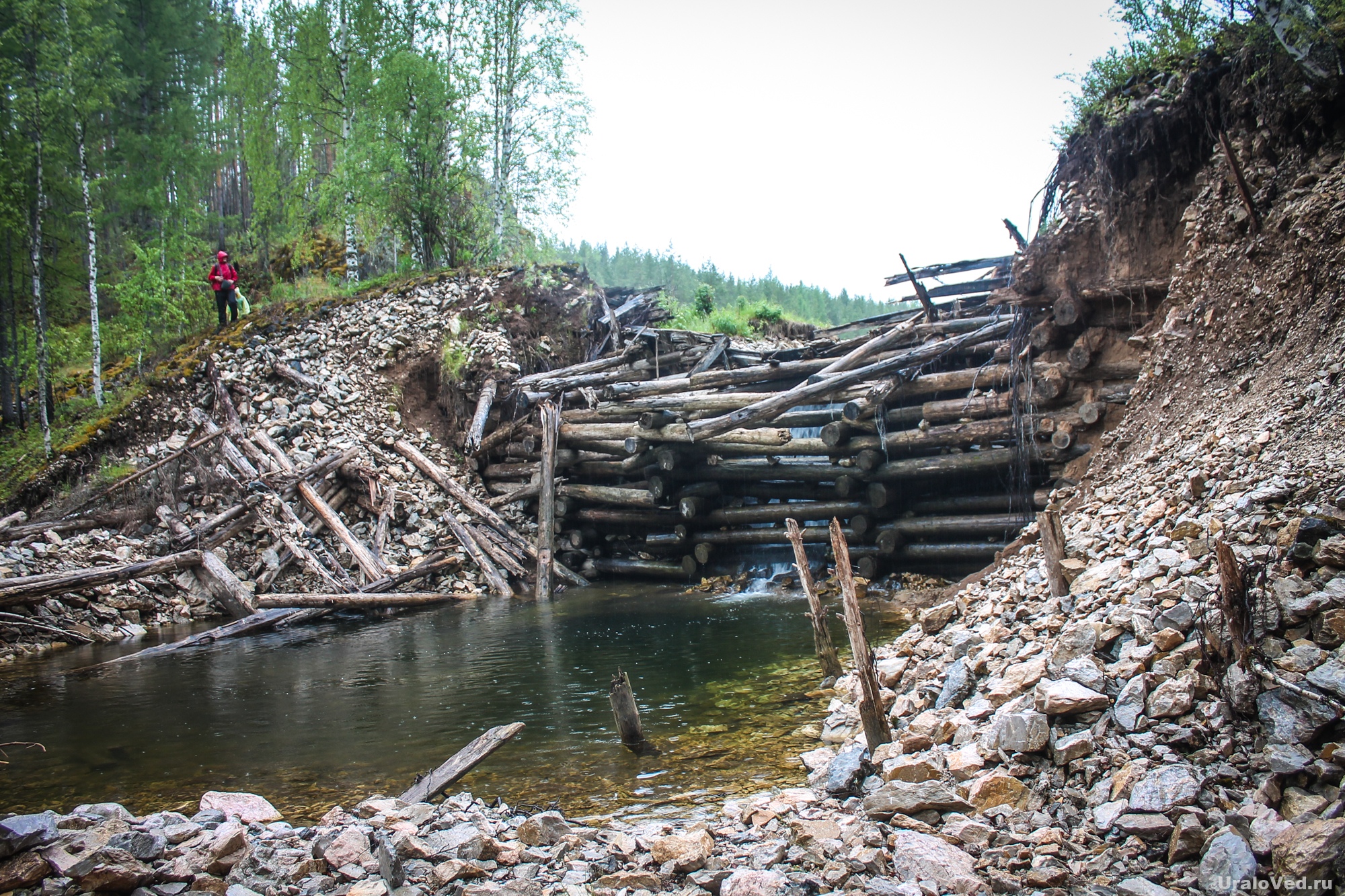 Плотина пруда