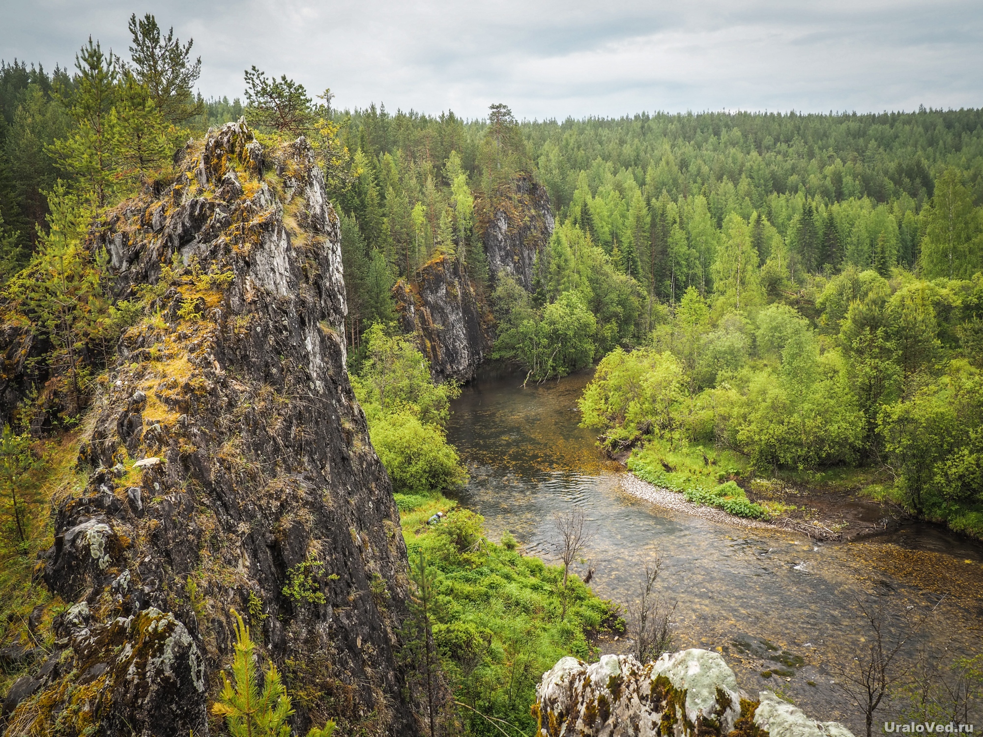Скалы на реке Талица