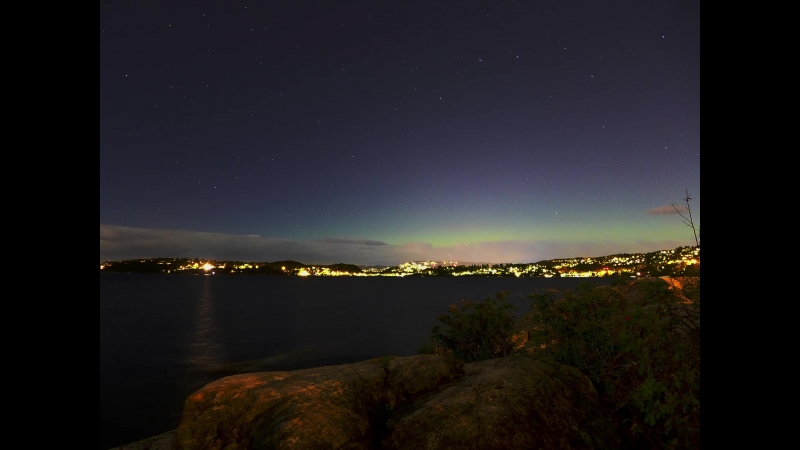 Aurora over Oslo 22.09.2018