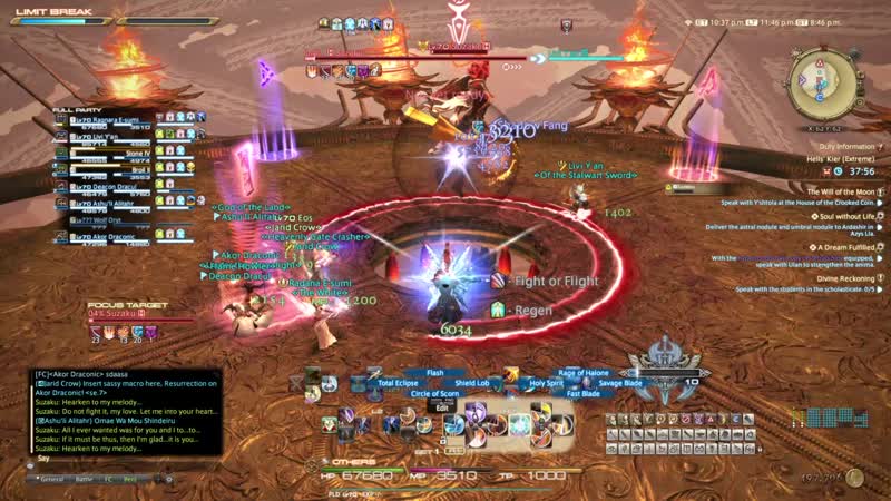 FFXIV Suzaku enrage survival