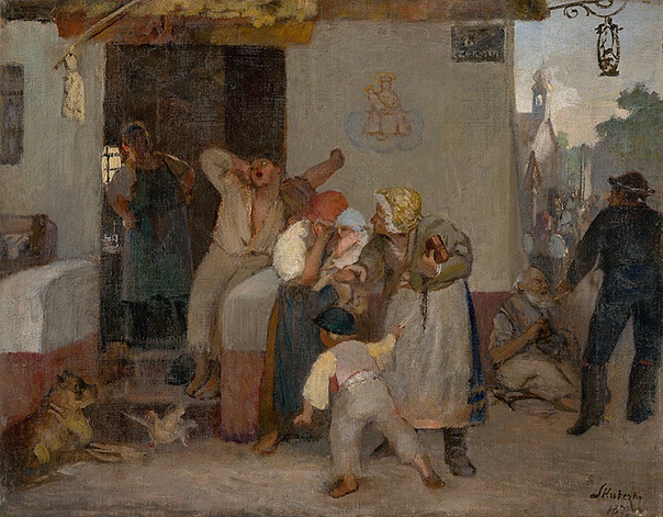 Domini Sutecý, ( 14. február 1849 1921 ) словенский художник Жил и формировался в Вене (1871 1875) и в Венеции (1876 1889), где его работы успешно участвовали в международной сети торговли