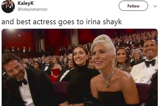 Бывшая жена Брэдли Купера Дженнифер Эспозито прокомментировала слухи о его романе с Леди Гагой Творческий дуэт 32-летней Леди Гаги и 44-летнего Брэдли Купера стал особенным для обоих: фильм