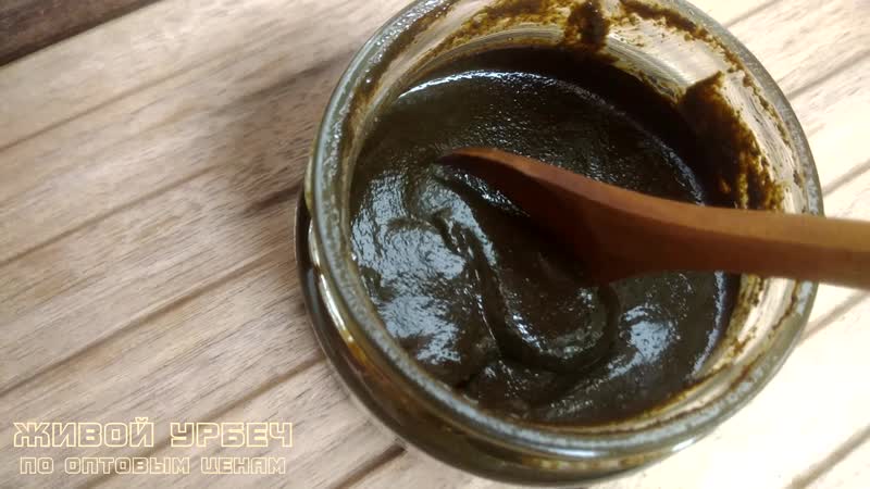 Живой урбеч из семян конопли