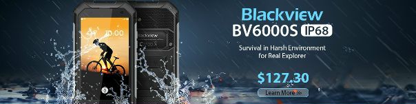 Blackview BV6000S Quad Core Android 6.0 4G Phone w/ RAM 2GB+ROM 16GB Black | Newfrog