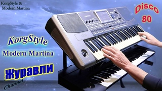 KorgStyle & Modern Martina -Журавли (Korg Pa 900) Disco80