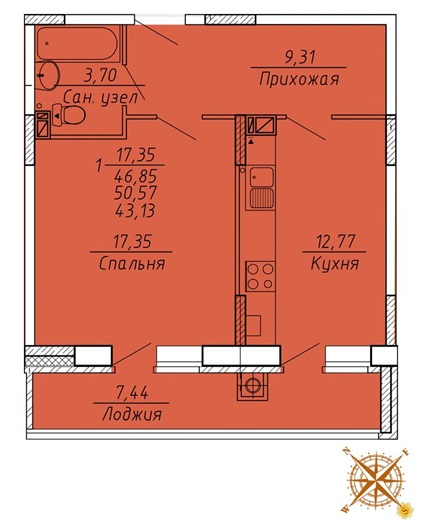 Планировки в ЖК Есенин Рязань