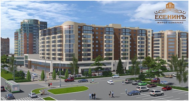 Архитектура ЖК Есенин в Рязани