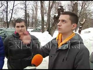 В Сормовском колледже прямо во время занятий рухнули перекрытия крыши и балки