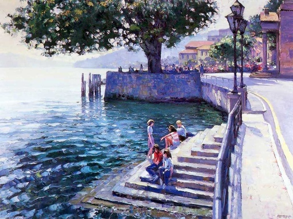 Говард Беренс (Howard Behrens) — американский художник-живописец, которого заслуженно именуют Моне XXI века. И он чуть ли не единственный в своем роде, кто создает шедевры с помощью техники