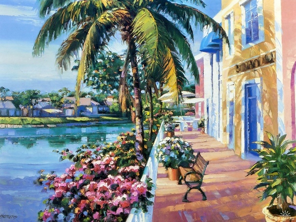 Говард Беренс (Howard Behrens) — американский художник-живописец, которого заслуженно именуют Моне XXI века. И он чуть ли не единственный в своем роде, кто создает шедевры с помощью техники